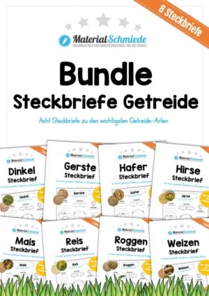 8 Steckbriefe zum Thema Getreide