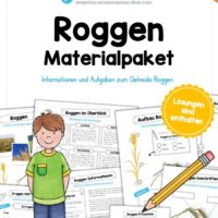 MaterialPaket: Getreide Roggen (17 Arbeitsblätter)