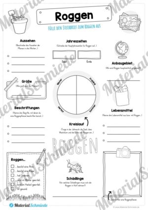 Steckbrief Roggen (Vorschau)