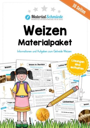 MaterialPaket: Getreide Weizen (16 Arbeitsblätter)