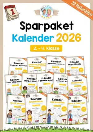 Sparpaket: Kalender (20 Unterrichtsmaterialien)