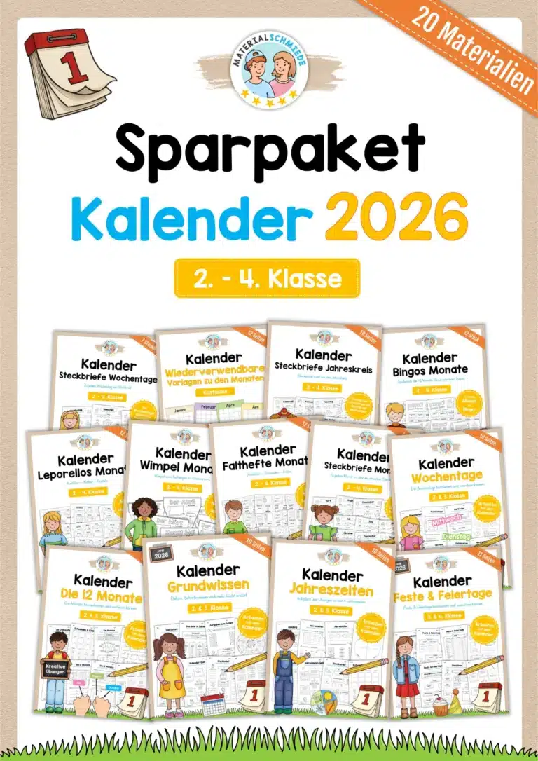 Sparpaket: Kalender (20 Unterrichtsmaterialien) Sparpaket: Kalender (20 Unterrichtsmaterialien)