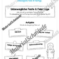 Kalender: Thema Feste & Feiertage 2026 (Arbeitsblatt 04)