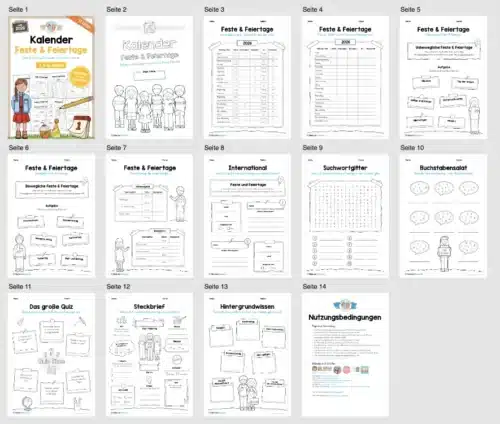 Kalender: Thema Feste & Feiertage 2026 (Überblick)