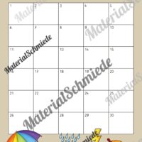 Kalender: Wiederverwendbare Vorlagen zu den Monaten (November)