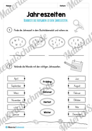 Kalender – Thema Jahreszeiten (Vorschau 06)