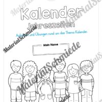 Kalender: Thema Jahreszeiten (Arbeitsblatt 01)