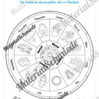 Kalender: Thema Jahreszeiten (Arbeitsblatt 02)