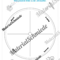 Kalender: Thema Jahreszeiten (Arbeitsblatt 07)