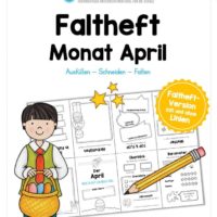 Faltheft: Monat April