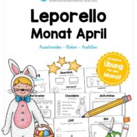 Leporello Monat April