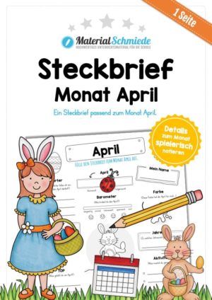 Steckbrief: Monat April