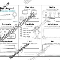 Leporello Monat August (Vorschau)