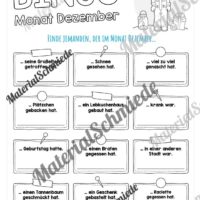 Bingo: Monat Dezember (Vorschau)