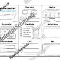 Leporello Monat Dezember (Vorschau)