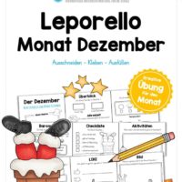 Leporello Monat Dezember