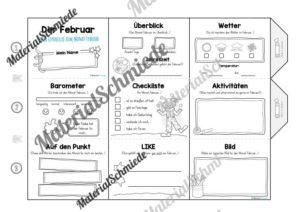 Leporello Monat Februar (Vorschau)