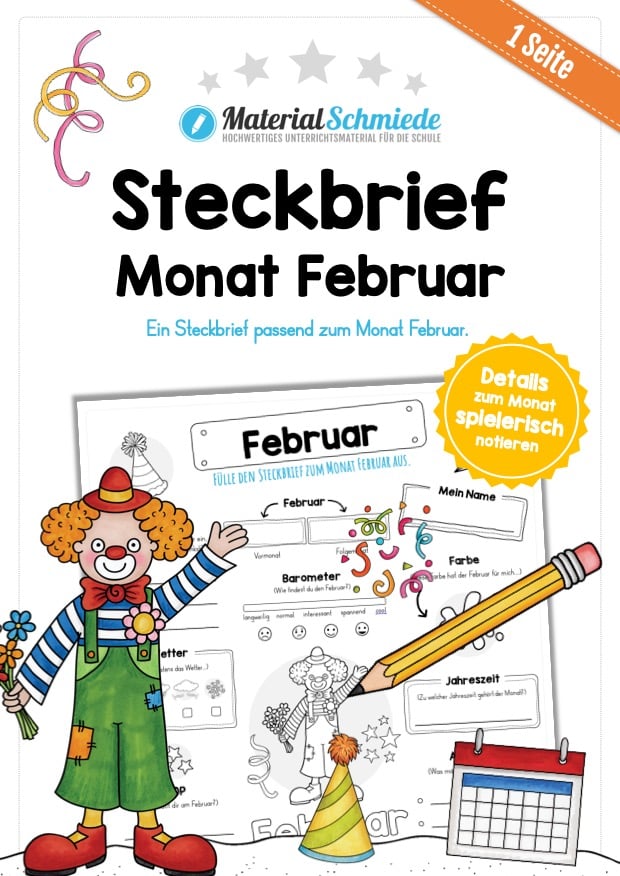 Steckbrief: Monat Februar