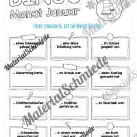 Bingo: Monat Januar (Vorschau)