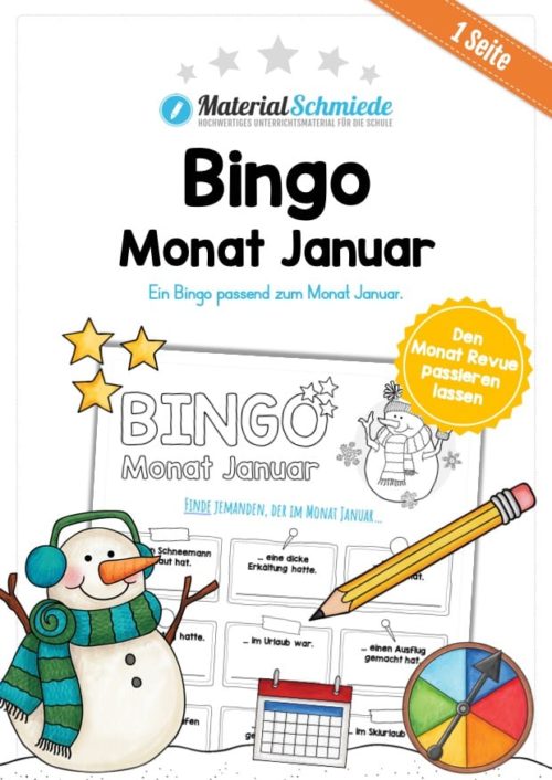 Bingo: Monat Januar