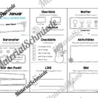 Leporello Monat Januar (Vorschau)