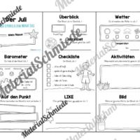 Leporello Monat Juli (Vorschau)