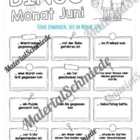 Bingo: Monat Juni (Vorschau)