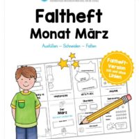 Faltheft: Monat März