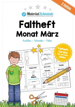 Faltheft: Monat März