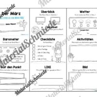Leporello Monat März (Vorschau)