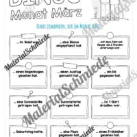 Bingo: Monat März (Vorschau)
