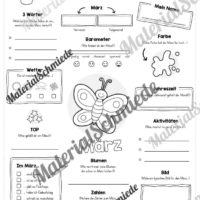 Steckbrief: Monat März (Vorschau)