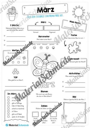 Steckbrief: Monat März (Vorschau)