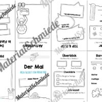 Faltheft: Monat Mai (mit Linien)