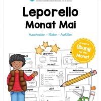 Leporello Monat Mai