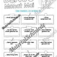 Bingo: Monat Mai (Vorschau)