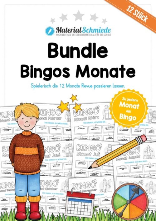 Bundle: Bingos zu den 12 Monaten