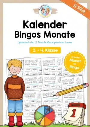 Bundle: Bingos Monate (12 Stück)