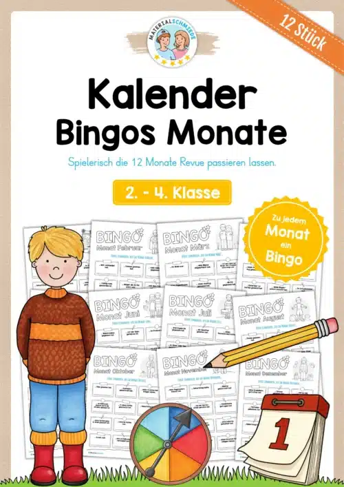 Bundle: Bingos Monate (12 Stück)