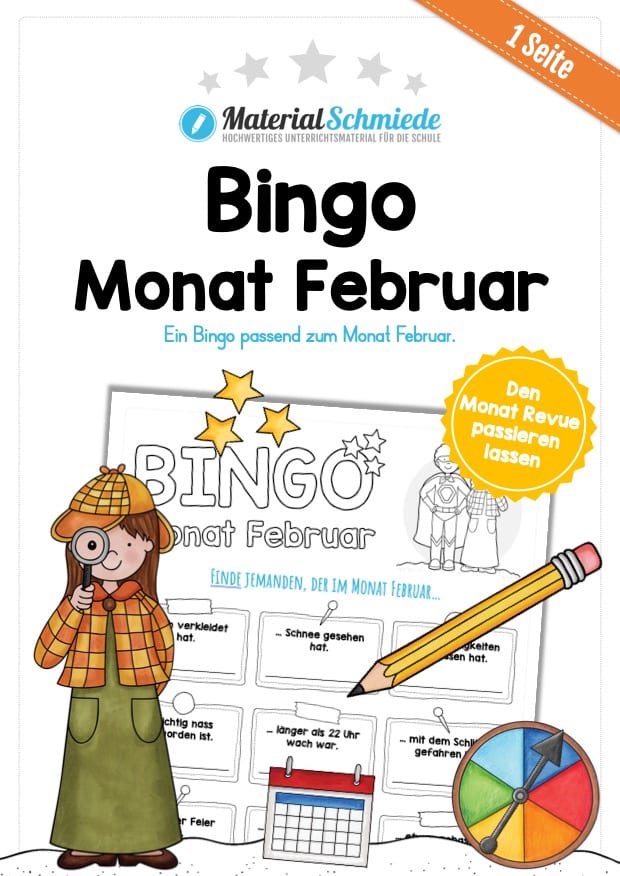 Bingo: Monat Februar