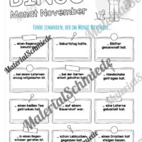 Bingo: Monat November (Vorschau)