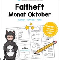 Faltheft: Monat Oktober