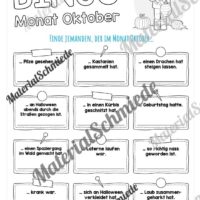 Bingo: Monat Oktober (Vorschau)