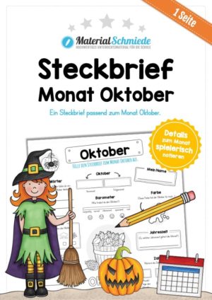 Steckbrief: Monat Oktober