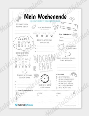 Steckbrief Wochenende