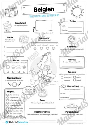 Steckbrief Belgien (Vorschau)