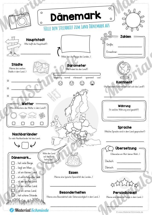 Steckbrief Dänemark (Vorschau)