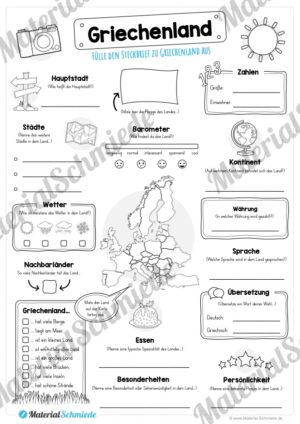 Steckbrief Griechenland (Vorschau)