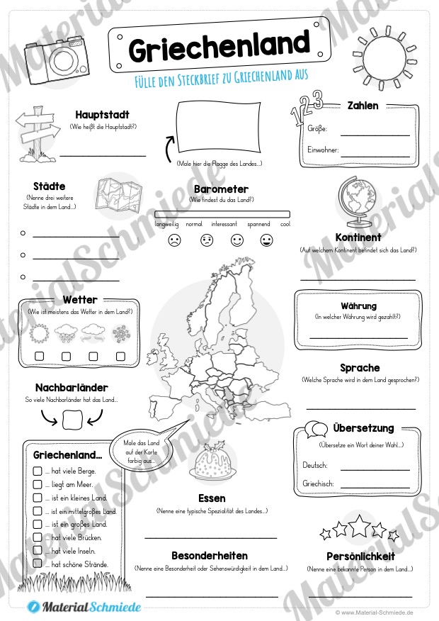 Steckbrief Griechenland (Vorschau)