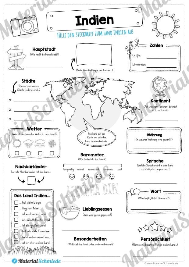 Steckbrief Indien (Vorschau)